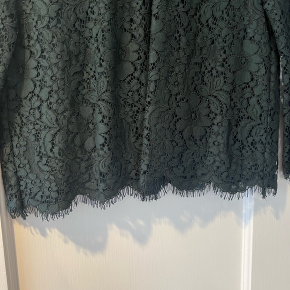 Joie Frayda Lace Mockneck Top in Autumn Garden - Size S - NWT - Picture 3 of 5